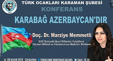 Türk Ocaklarından "Karabağ Azerbaycan'dır" Konferansı