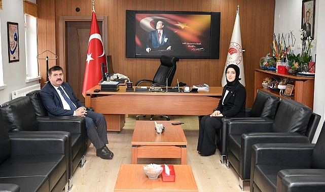 Vali Sarıibrahim'den İl Müdürü Bulut'a ziyaret