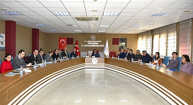 Vali Sarıibrahim kurum ziyaretlerine devam ediyor