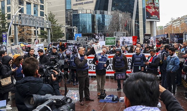 10 Ocak’ta Gazetecilerden anlamlı Gazze eylemi 