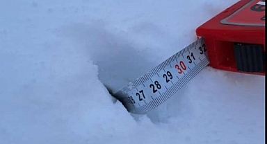 Karadağ’da kar kalınlığı 30 santimi geçti