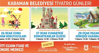 Karaman Belediyesi'nden Çocuklara Yarıyıl Tatili Hediyesi