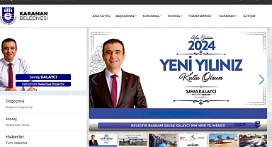 Karaman Belediyesi Web Sitesi Yenilendi