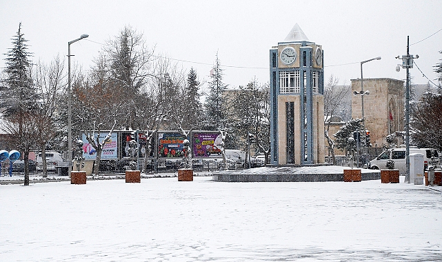 Karaman'da hava buz kesti