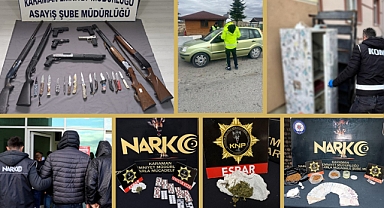 Karaman'da Huzur Operasyonları Sürüyor