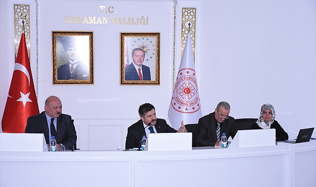 Karaman'da İl Koordinasyon Kurulu Toplantısı yapıldı