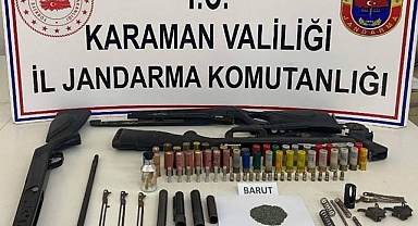 Karaman’da jandarma ekipleri 27 şüpheliyi gözaltına aldı