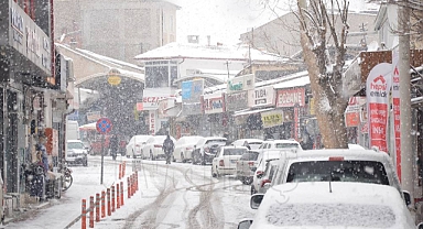 Karaman'da Kar Yağışı Etkili Oldu