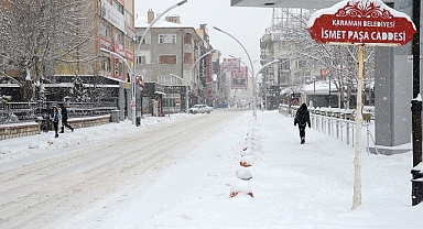 Karaman'da Pazartesi Günü Kar Bekleniyor