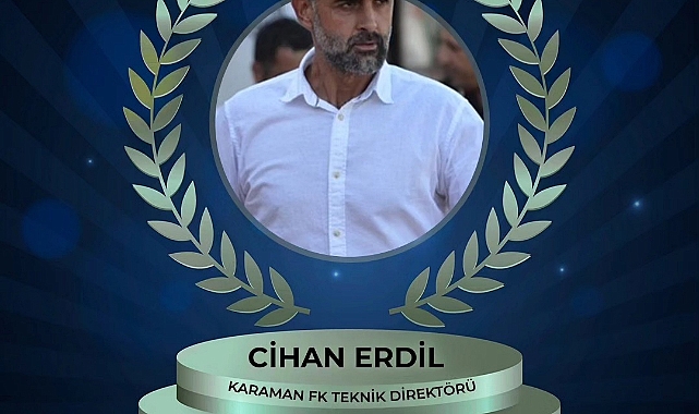 Karaman FK Teknik Direktörü Erdil'e TM Scouting Özel Ödülü
