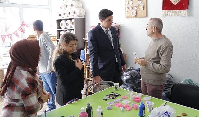Kaymakam Erdoğan Bakım Merkezini Ziyaret Etti