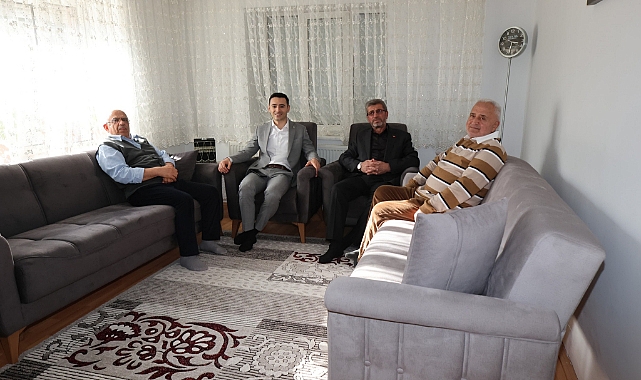 Kaymakam Kaya ve Başkan Boyacıoğlu'ndan Şehit Babasına Ziyaret