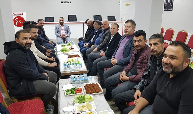 MHP Yönetimi’nden basına çiğköfte ikramı