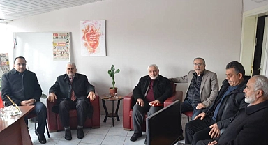 Saadet Partisi Belediye Başkan Adayı Karataş Gazetemize ziyaret