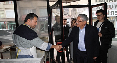 Sertçelik Çarşı Esnafıyla Buluştu