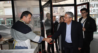 Sertçelik Çarşı Esnafıyla Buluştu