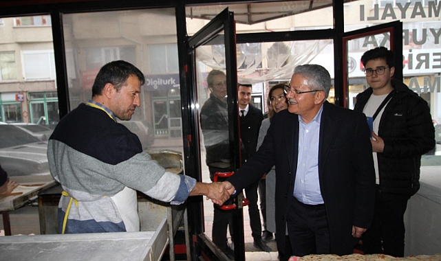 Sertçelik Çarşı Esnafıyla Buluştu