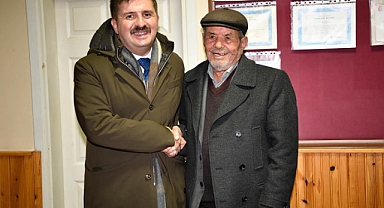 Vali Sarıibrahim'den hayırsever iş insanına ziyaret