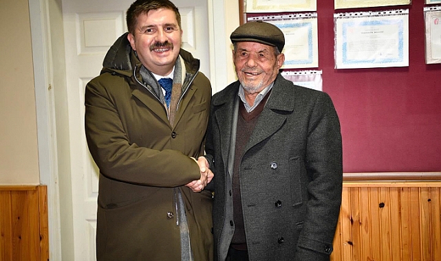 Vali Sarıibrahim'den hayırsever iş insanına ziyaret