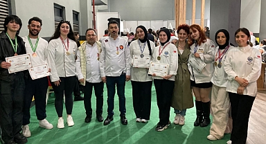 8. Gastro Alanya Uluslararası Yemek Yarışmasından KMÜ’ye 4 Altın Madalya