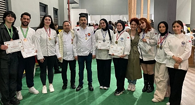 8. Gastro Alanya Uluslararası Yemek Yarışmasından KMÜ’ye 4 Altın Madalya