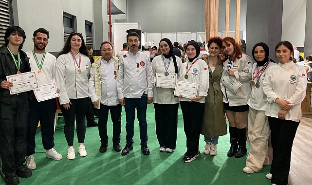 8. Gastro Alanya Uluslararası Yemek Yarışmasından KMÜ’ye 4 Altın Madalya