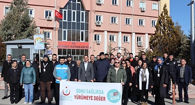 Ayrancı’da Sağlıklı Yaşam Yürüyüşü Yapıldı