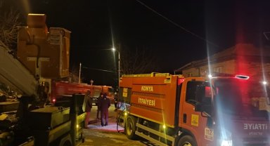 Bir evde çıkan yangın hasara neden oldu