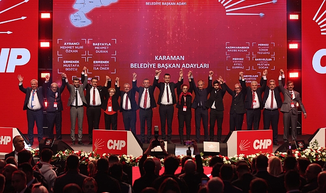 CHP Karaman Adayları Ankara'da Tanıtıldı