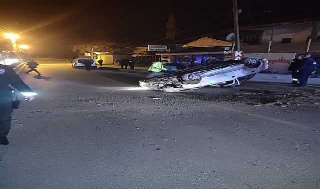 Devrilen otomobilin sürücüsü öldü