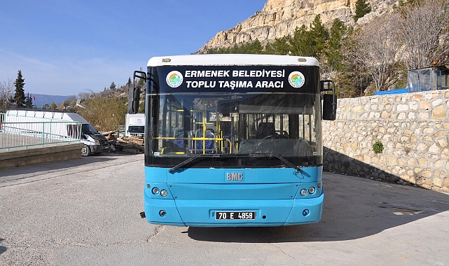 Ermenek Belediyesi Otobüs Sayısını Artırdı