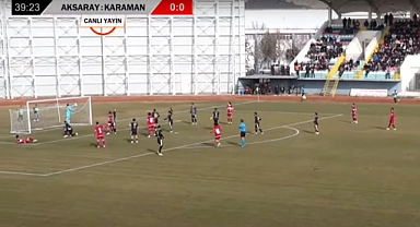 Karaman FK, Aksaray deplasmanında 3 puanı kaptı