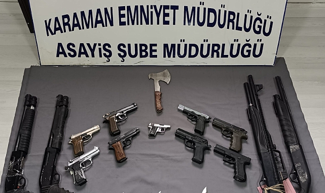 Karaman’ın da olduğu 73 ilde 'Mercek-12' operasyonunda bin 131 kişi gözaltına alındı