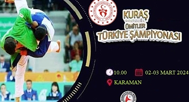 Karaman, Ümitler Türkiye Kuraş Şampiyonasına Ev Sahipliği Yapacak