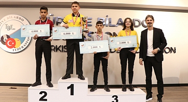 Karamanlı Genç Mert Can U17 Bilardo Şampiyonasında Türkiye 2.’si oldu