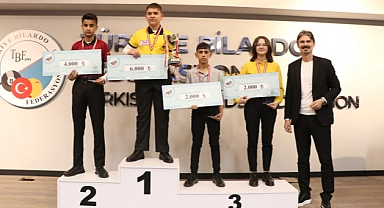 Karamanlı Genç Mert Can U17 Bilardo Şampiyonasında Türkiye 2.’si oldu