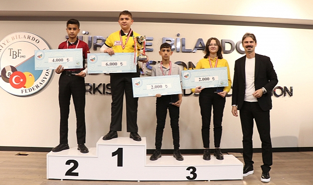 Karamanlı Genç Mert Can U17 Bilardo Şampiyonasında Türkiye 2.’si oldu