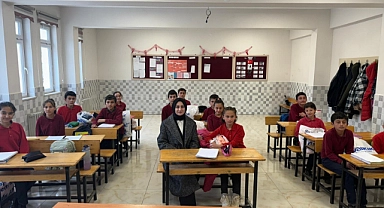 Kaymakam Kütük'ten Okul ve Kütüphane ziyareti