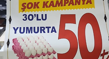 Nizam’da Cuma bereketi... 30’lu Yumurta Kolisi 50 TL