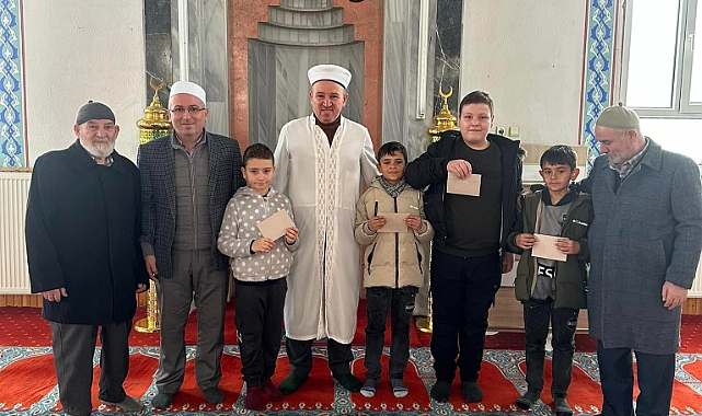 Öğrenciler ödüllendirildi