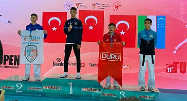 Taekwondo'da Karaman'a 2024'ün ilk Uluslararası Madalyaları geldi