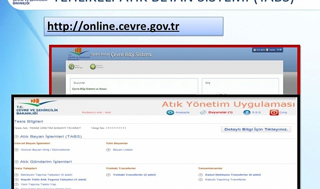 TSO’dan 2023 yılı Atık Beyan Uyarısı