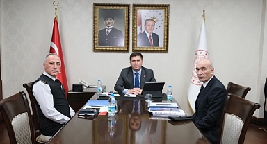 Vali Sarıibrahim, Bakan Yerlikaya başkanlığındaki güvenlik toplantısına katıldı