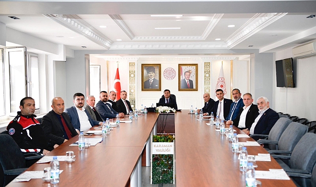 Vali Sarıibrahim Siyasi Parti İl Başkanları ile Bir Araya Geldi