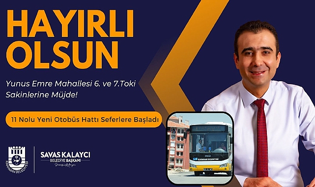 Yunus Emre Mahallesi 6. ve 7.TOKİ Sakinlerine Müjde!