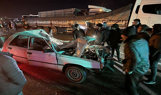 14 aracın karıştığı zincirleme kazada 7 kişi yaralandı