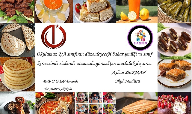 Atatürk İlkokulu'ndan Bahar Şenliği Kermesi