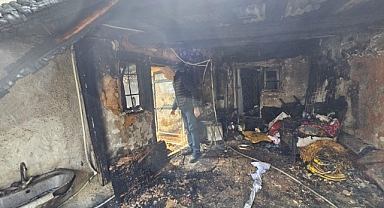 Başkışla köyünde evde çıkan yangında 1 kişi öldü