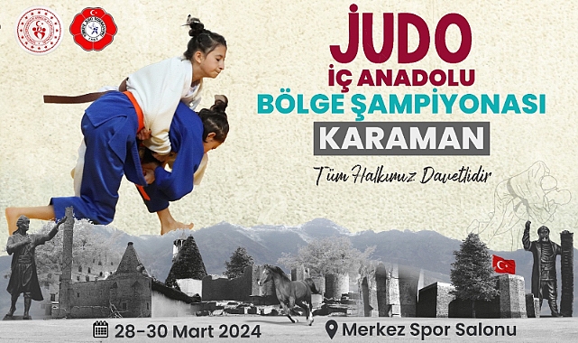 Judo İç Anadolu Bölge Şampiyonası Karaman'da