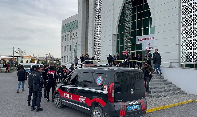 Karaman Adliyesi Önünde Silahlı Saldırı: 1 Yaralı